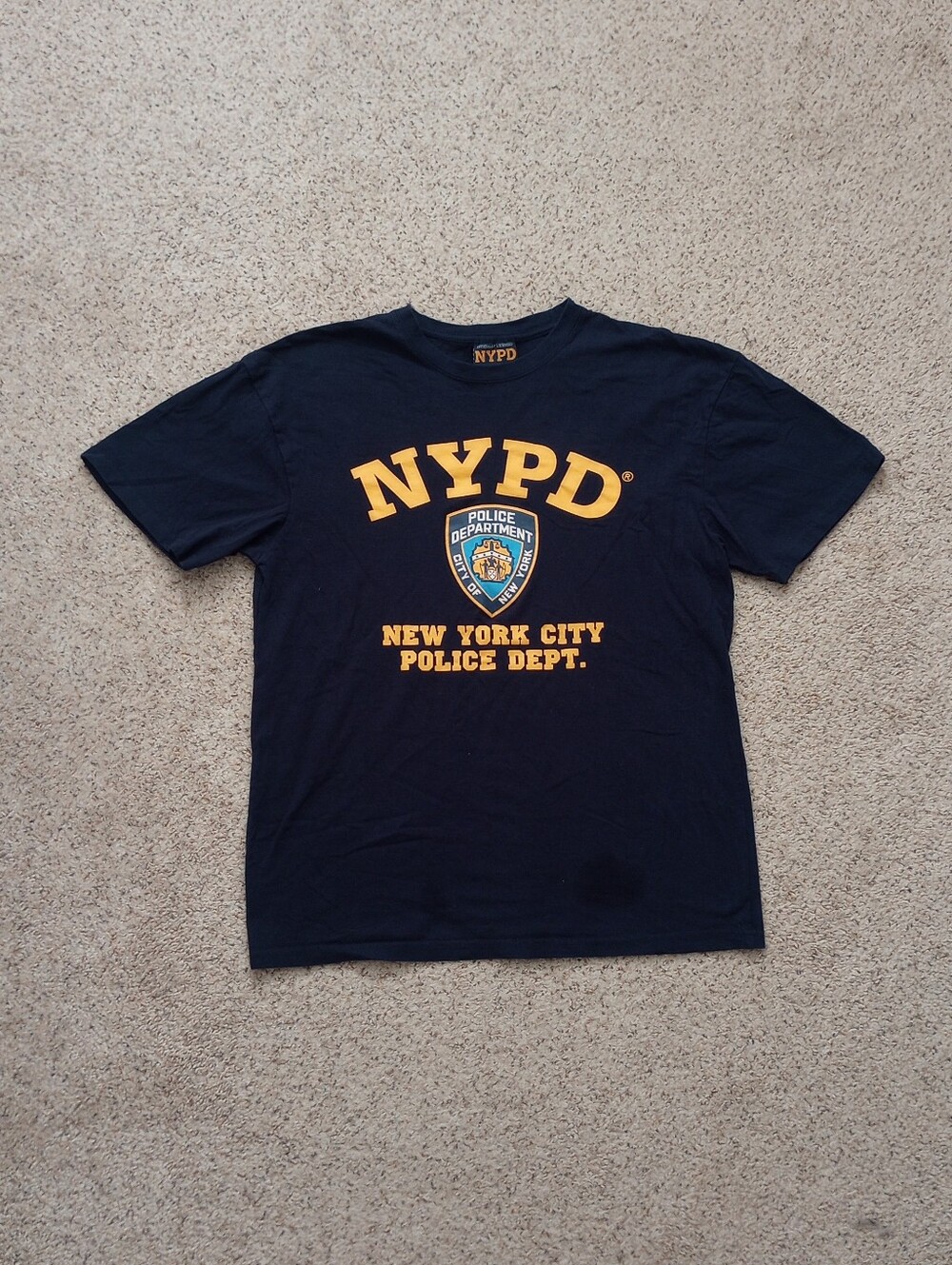 NYPD New York City Police Department T-shirt Size Large